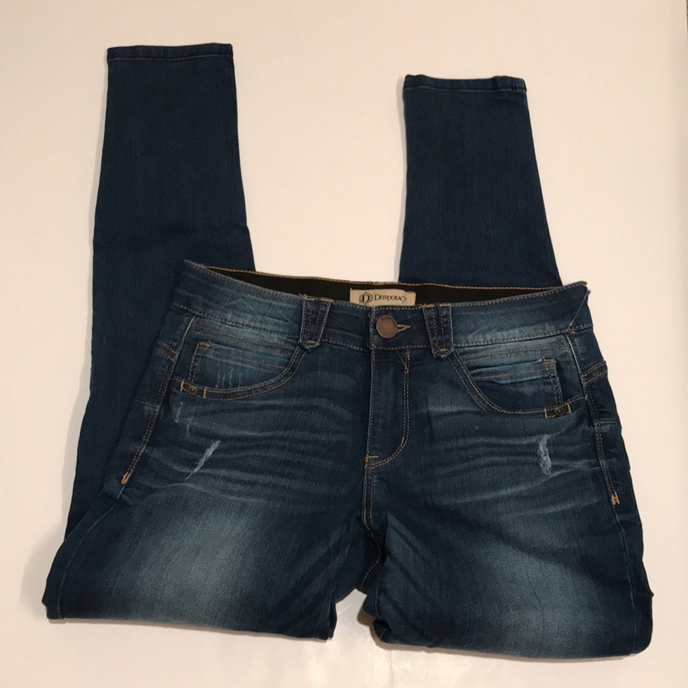 NWOT DEMOCRACY Skinny jeans ankle crop jegging absolution 10